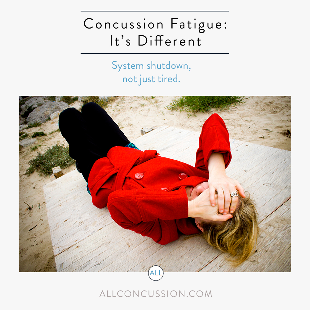 AllConcussion - Concussion Fatigue is Different